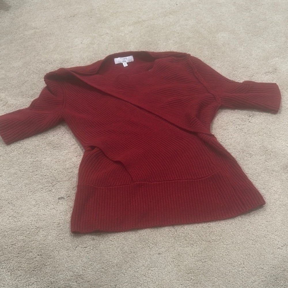 Red Knit Sweater